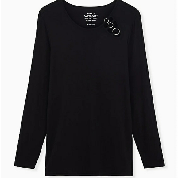 torrid Tops - SUPER SOFT BLACK O-RING TOP